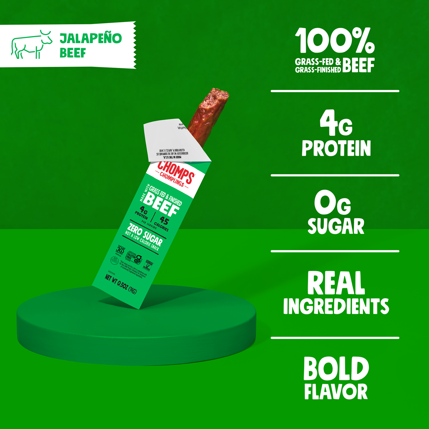 6 ct. Jalapeno Beef Chomplings - Soft Simple Beef