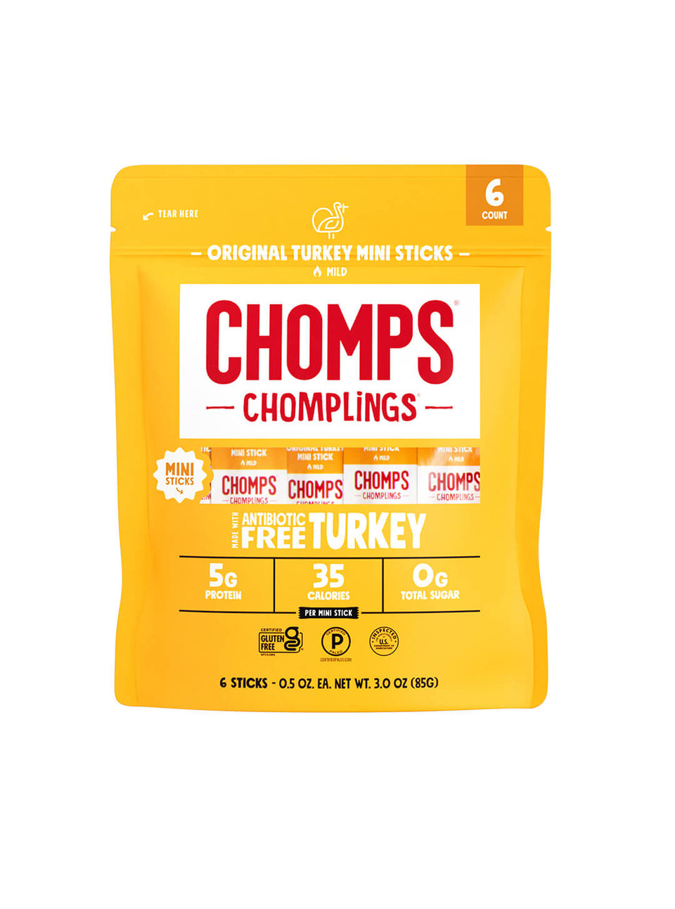 6 ct. Original Turkey Chomplings - Cozy Classic Stock